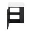 Meuble-lavabo flottant 21,6 po avec lavabo, rangement ouvert à droite-583832898