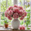 5 pièces d'arrangements floraux en soie artificielle rétro-1072850655