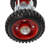 6'' Heavy-Duty Rubber Wheel, Double-U Bolts Gate Rollers, 2PCS Gate Rollers