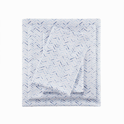 Ensemble de draps en microfibre imprimé 4 plis Gracie Mills Giselle