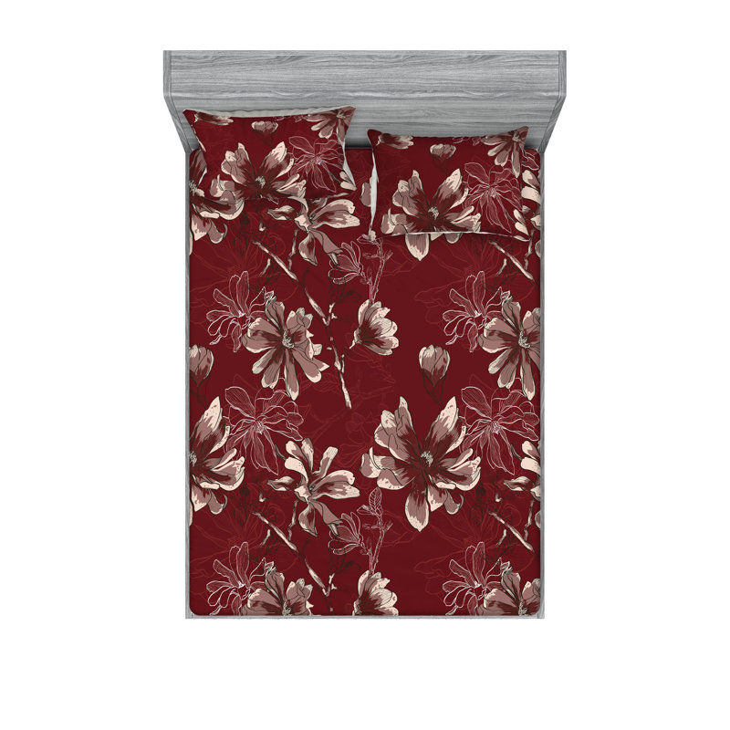 Drap-housse Ambesonne, Ensemble de draps très grand californien avec 2 t