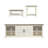 Weddel Basilico Transitional Coordinated 3 Piece Living Room Furniture Set-739656999-739656997