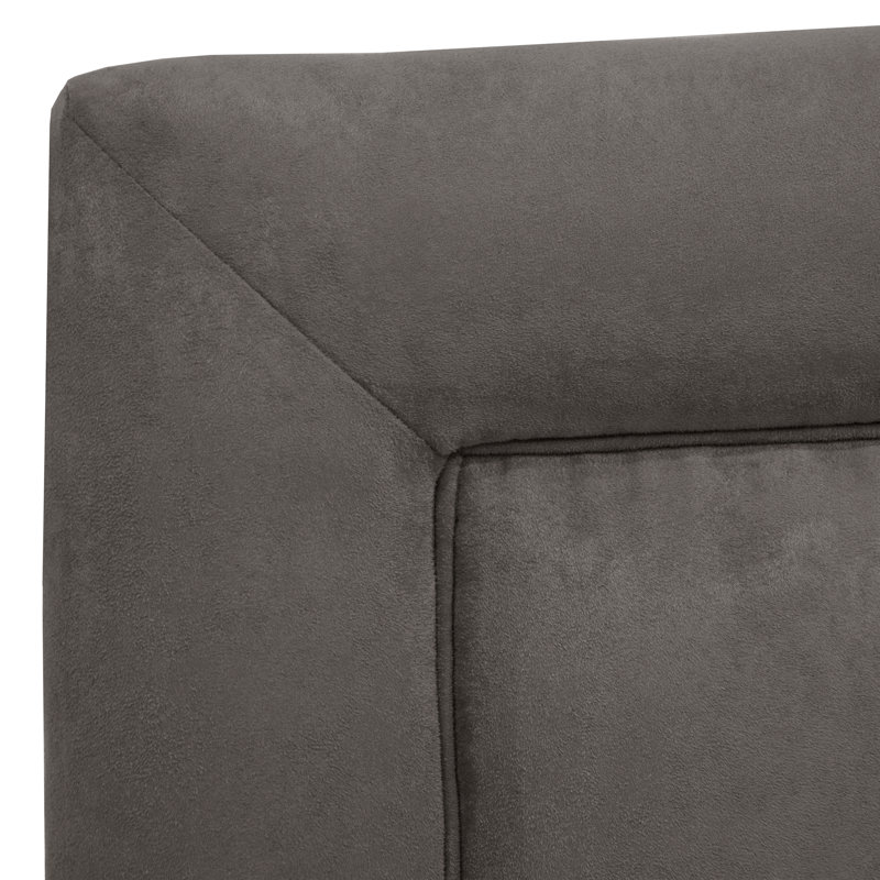 Tête de lit à panneau tapissier Rowberrow, Très grand, Tissu natté ivoire Klein