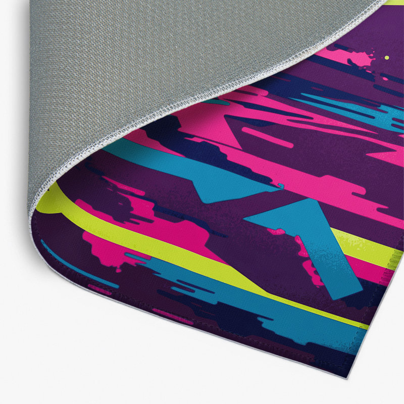 Tapis intérieur et extérieur Luminous Ascent, Rectangle 1 pi 6 po x 2 pi 6 po