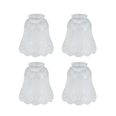 Analynn 4.875'' H x 4.625'' W Glass Bell Ceiling Fan Fitter Shade