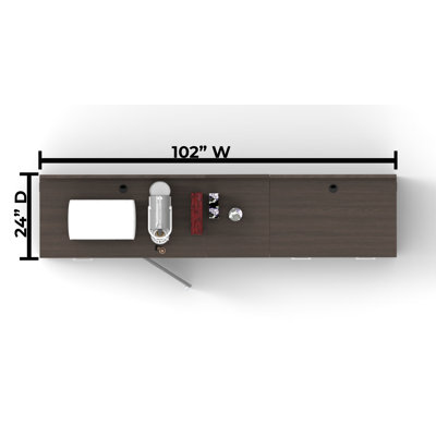102'' W x 36'' H Standard Base Cabinet Stock