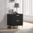 Nightstand, 2-Drawer Rectangular Nightstand-1086400737