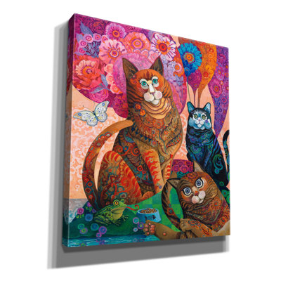 «Feline Fotobomb» par David Galchutt, art mural sur toile