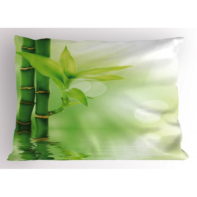 Plant Polyester Sham Set, Twin