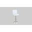 Nerisse Swivel Upholstered Faux Leather Adjustable Height Bar Stool-1421637655