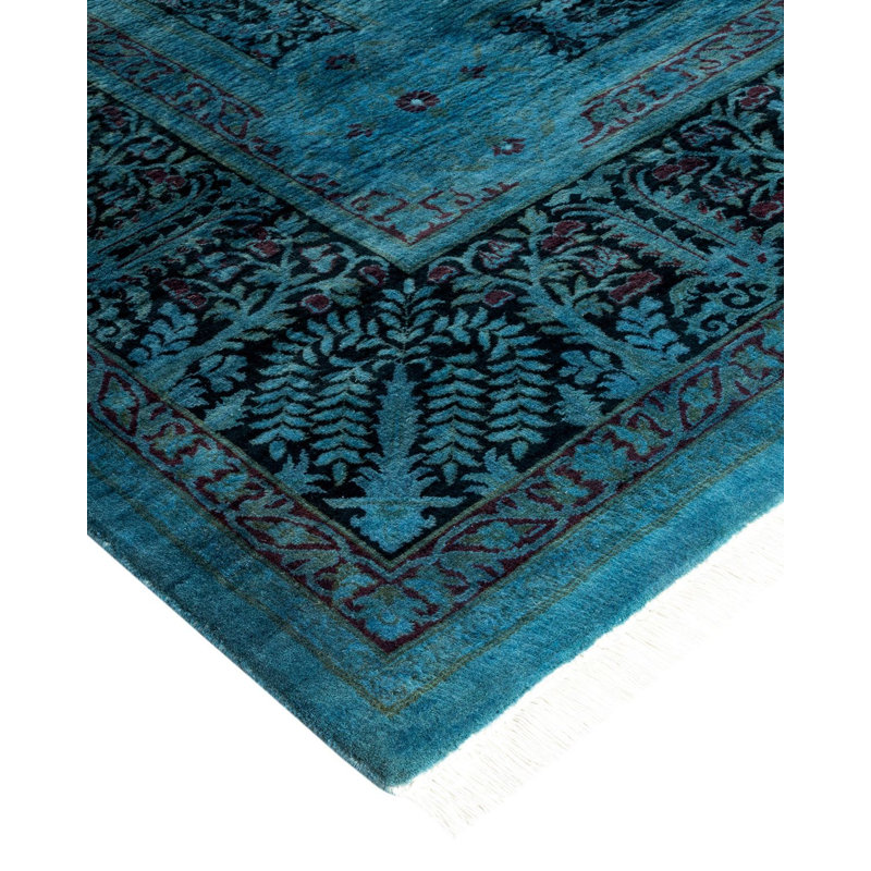 Fine Vibrance One-of-a-Kind 9' 2" X 11' 8" Hand Knotted Area Rug