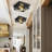 2 Light Farmhouse Flush Mount Ceiling Light-2 Pack (Bulbs Not Included)