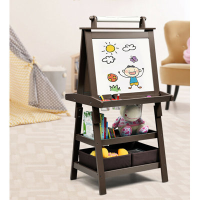 Gymax Wood Board Easel