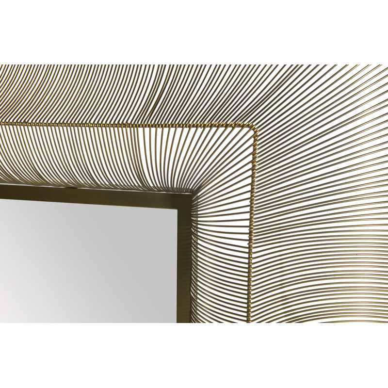 Stratton Square Metal Wall Mirror