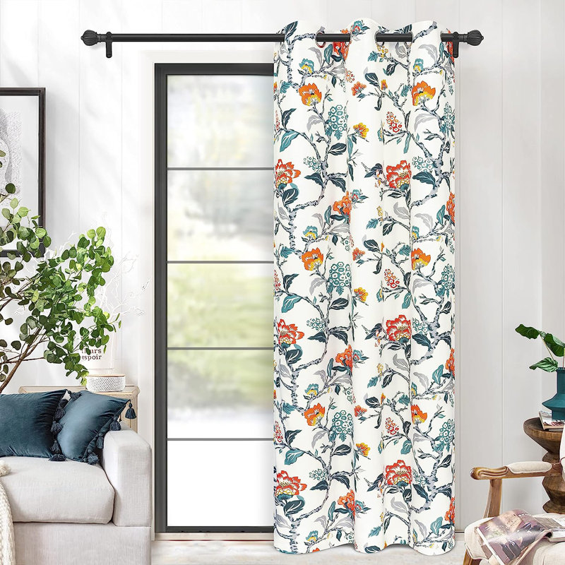 Alarie Room Darkening Curtain Single Panel, 39" W x 78" L