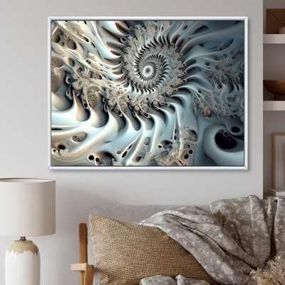 Fractal Futuristic Architecture - Fractals Wall Art Living Room