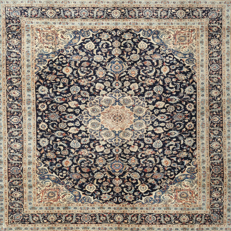 Lynkin Oriental Indoor Rug, Square 6'