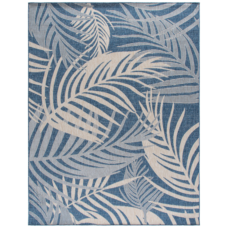Alixs Performance Floral Indoor/Outdoor Area Rug, Rectangle 8' x 10'
