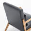 Fauteuil avec revêtement en bois et cuir-1527192527