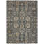 Tapis oriental lavable d'intérieur gris argent 10 pi x 14 pi