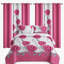Ensemble d'édredon pour grand lit 9 pièces, lit de luxe toutes saisons dans un sac pour la chambre à coucher, avec rideaux assortis, microfibre douce, rose rose-121273311