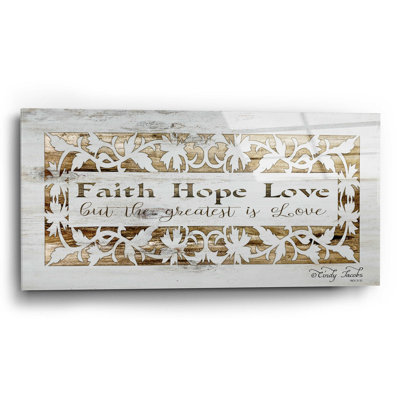 Faith, Hope, Love - impression sans cadre