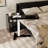 Solid Wood Adjustable Side Table with Tilting Top & Hidden Casters - Multi-Function Laptop Desk for Bed & Sofa-94238342