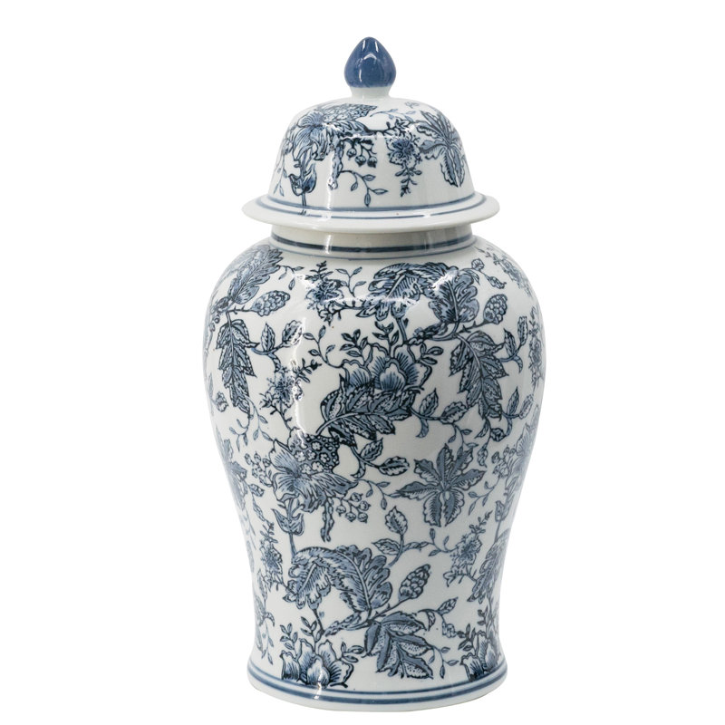 17.9" H x 9.4" W x 9.4" D Kronberg Decorative Urns & Jars, 17.9" H x 9.4" W x 9.4" D