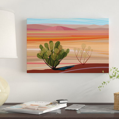 « mojave désert, horizontal », impression sur toile tendue