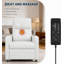 Fauteuil inclinable électrique, avec massage et chaleur-1017289245