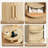 15.7" Round Fluted End Tables with Charging Station and Sliding Tambour Door-872214518