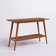 Charlotte 47” Wood and Console Table with Shelf