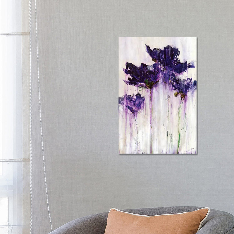 Floral Fountain by Julian Spencer - Wrapped Canvas Print, 66.04 cm H x 45.72 cm W