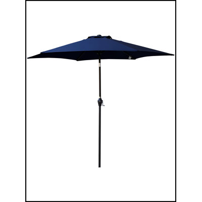 Harborford 108 " W Hexagonal Market Umbrella with Crank Lift