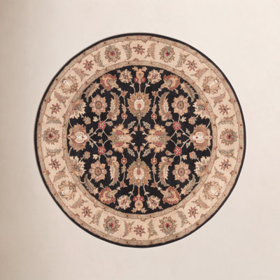 Lyndsay Ebony Sand Hand-Tufted Wool Oriental Rug