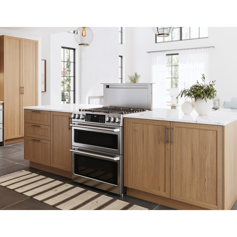 Zephyr Treviso 36 in. 600 CFM Telescopic Downdraft System with Single Blower in Stainless Steel