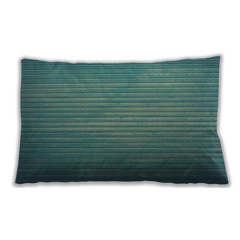 Striped Throw Pillow, Microsuede