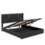 2-Pieces Bedroom Sets,Queen Upholstered Platform Bed With Hydraulic Storage System