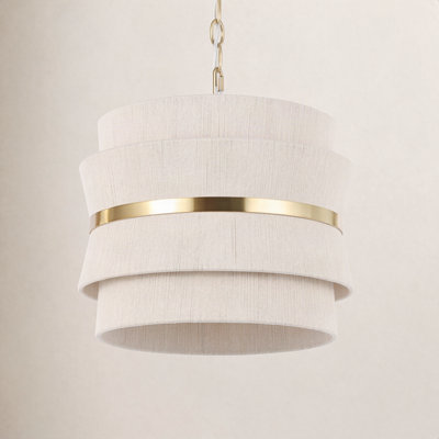 Abbington 3 Light Rope Dimmable Pendant