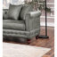 Canapé modulaire 3 pièces gris ardoise respirant, 2 méridienne réversible, 1 roulé, base à densité moyenne, dossier de style contemporain, coussins, pieds en bois