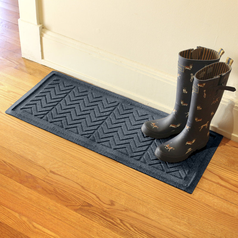 Waterhog Chevron Boot Tray, Bluestone