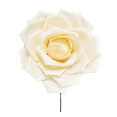 Grande tige rose en mousse