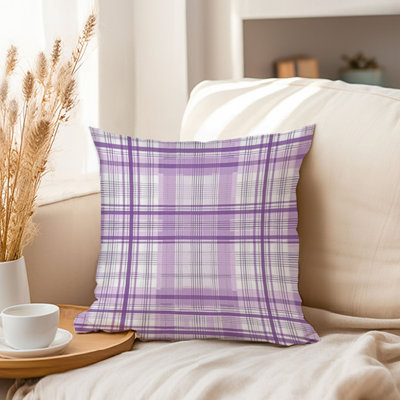 Purple Plaid Pattern II Modern