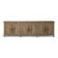 110 Inches Long Nico Sideboard with Six Doors Weathered Natural