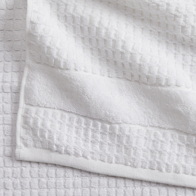 Ensemble de serviettes 4 pièces 100% coton Aneko, Blanc