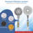 Filtered Dual Rain Shower Head with Handheld, Adjustable Bar