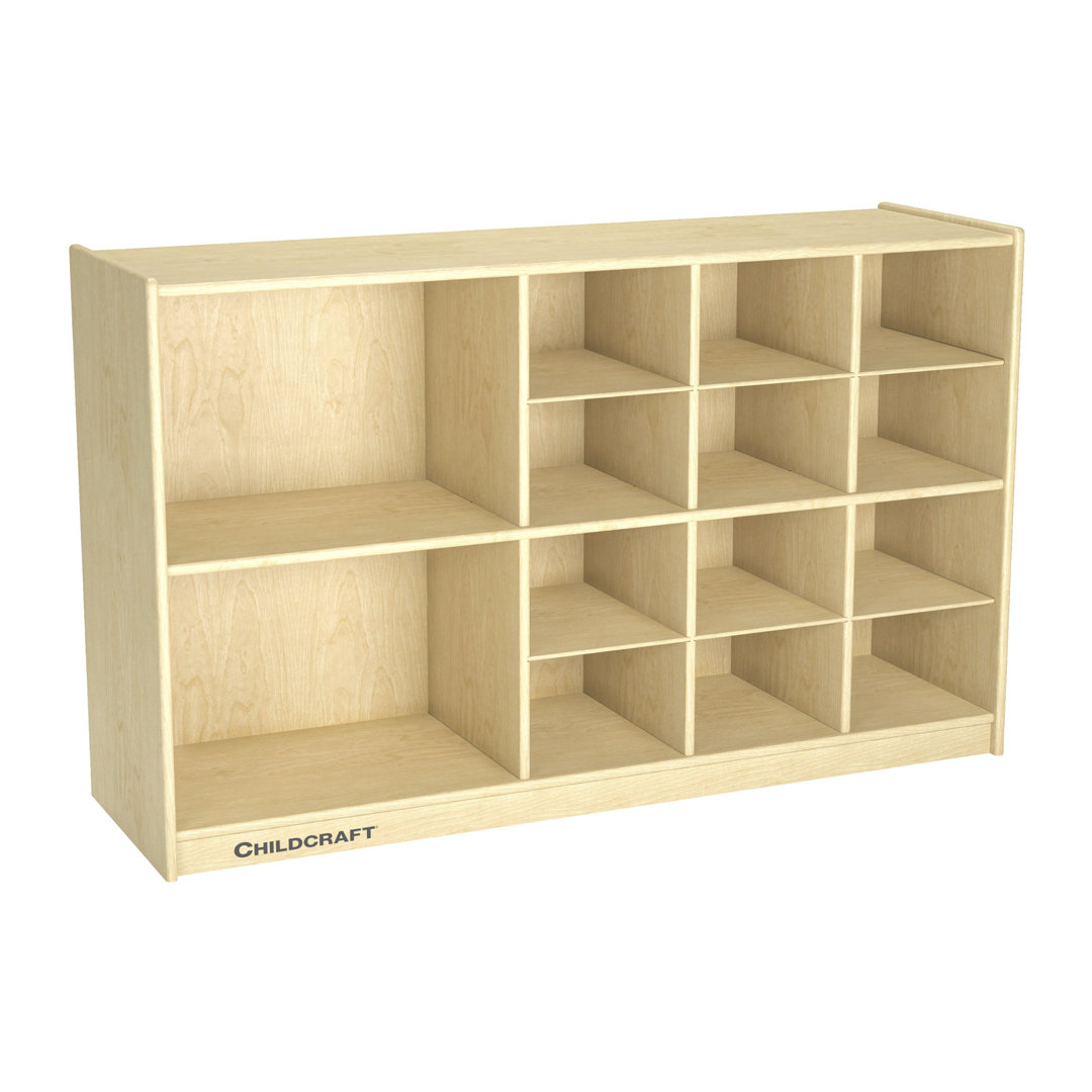 14 Compartment Manufactured Wood Cubby Childcraft