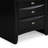 Mackenzie Black 3 Drawers 25.5In. W Nightstand-154529081