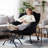 Abramson Lazy Chair, Modern Lounge Accent Chair with Armrests and a Side Pocket-110828433-119619609