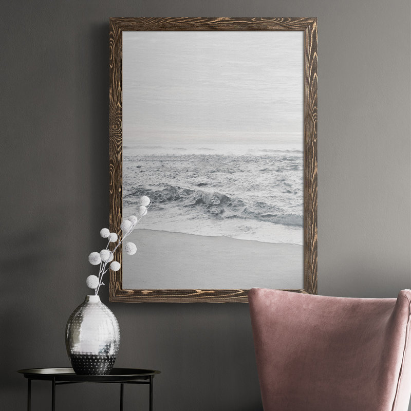 Gentle Tides II - Reproduction de photo sur toile, Noyer, H 43,5 po x l 31,5 po x P 1 po